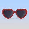 Heart Sunglasses | Cranberry: Junior (Ages 5+) / Grey Polarized Lens