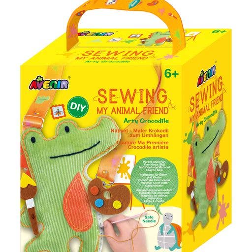 Avenir - Sewing My Animal Friend ARTY CROCODILE