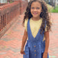 Navy Overall Dress