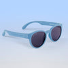 Round Sunglasses | Cloudy Blue: Baby (Ages 0-2) / Grey Polarized Lens