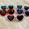 Heart Sunglasses | Cranberry: Toddler (Ages 2-4) / Grey Polarized Lens