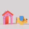 'Dog In House' Fold Out Kid's Birthday Card