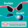 Heart Sunglasses | Cranberry: Junior (Ages 5+) / Grey Polarized Lens