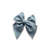 Slate Dotted Elle Bow