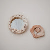 Shell Rattle & Mirror Set