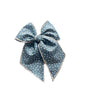 Slate Dotted Elle Bow