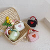 Children Girl Fashion Heart Pattern Mini One-Shoulder Bags Accessories: White / Average Size (0-12Y)