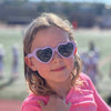 Heart Sunglasses | Lilac: Toddler (Ages 2-4) / Rose Gold Polarized Lens