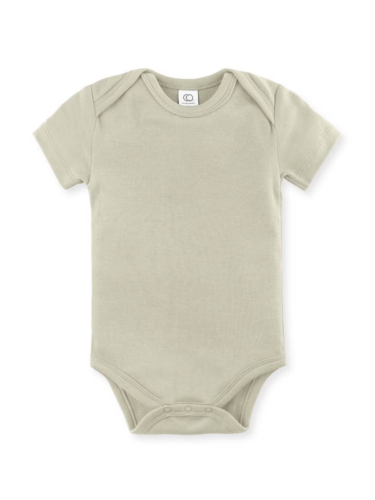 Short Sleeve Baby Bodysuit (Organic)