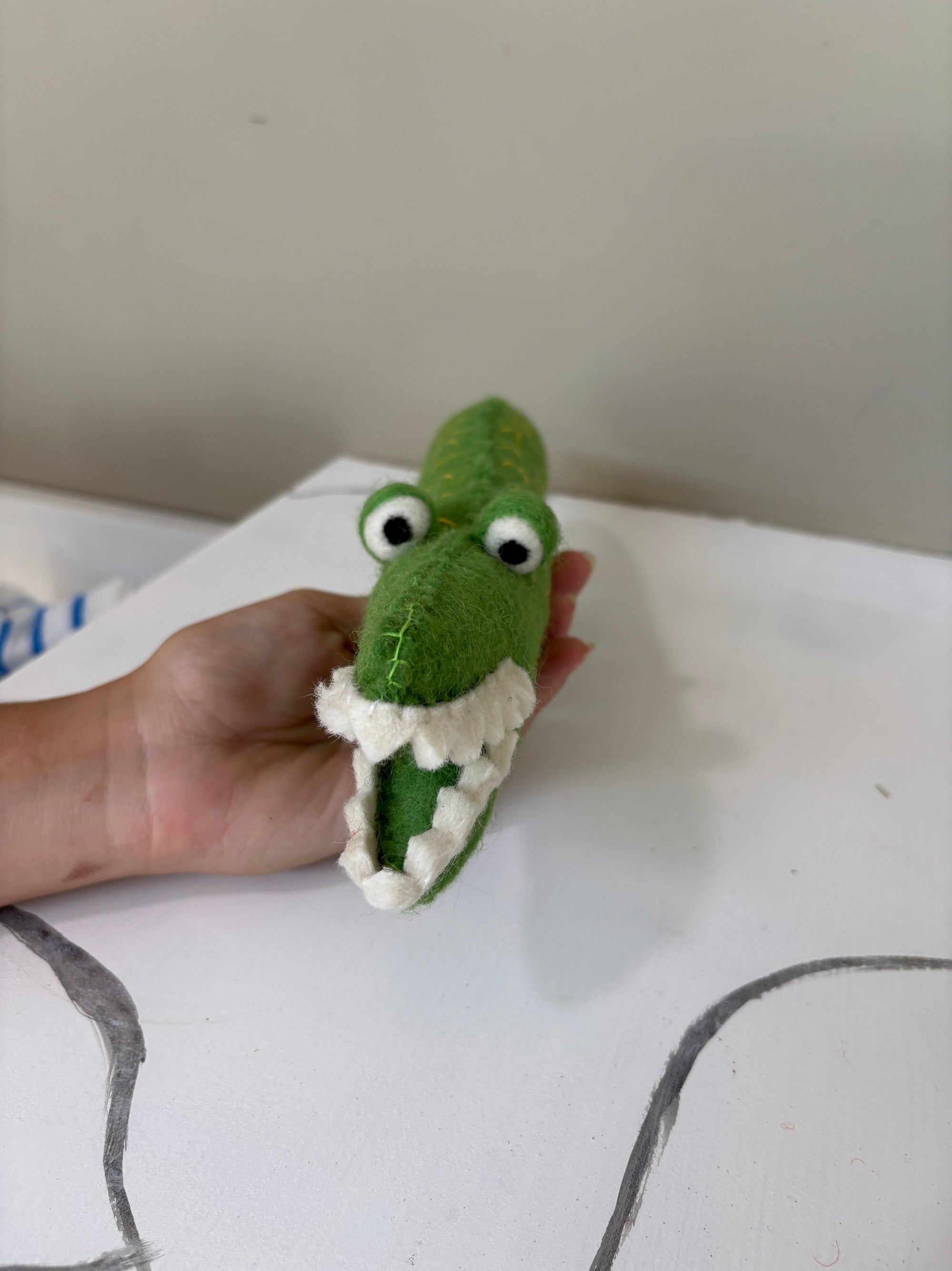 Felt Alligator