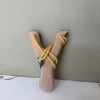 Wooden Slingshot with Felt Balls