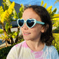 Heart Sunglasses : Aqua 5+