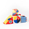 The Baby Bauhaus Activity Set, 4 Soft Objects, Montessori