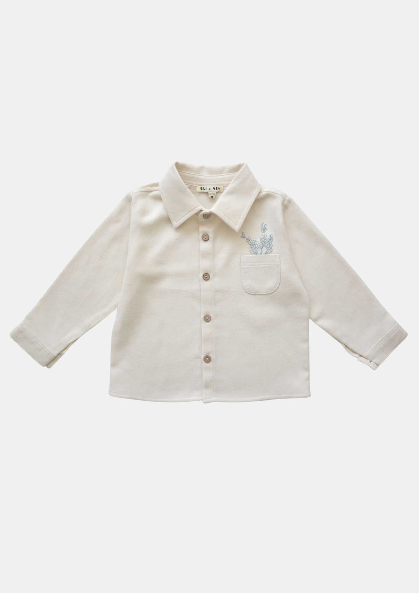 Off white Embroidered Shirt