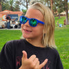 Royal Blue Sunglasses: Grey Polarized Lens / Toddler (Ages 2-4)