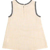 Delicate Pink Shift Infant Dress With Polka Dot Piping : Infant : Baby: 6-9m