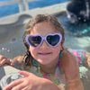 Heart Sunglasses | Lilac: Junior (Ages 5+) / Rose Gold Polarized Lens