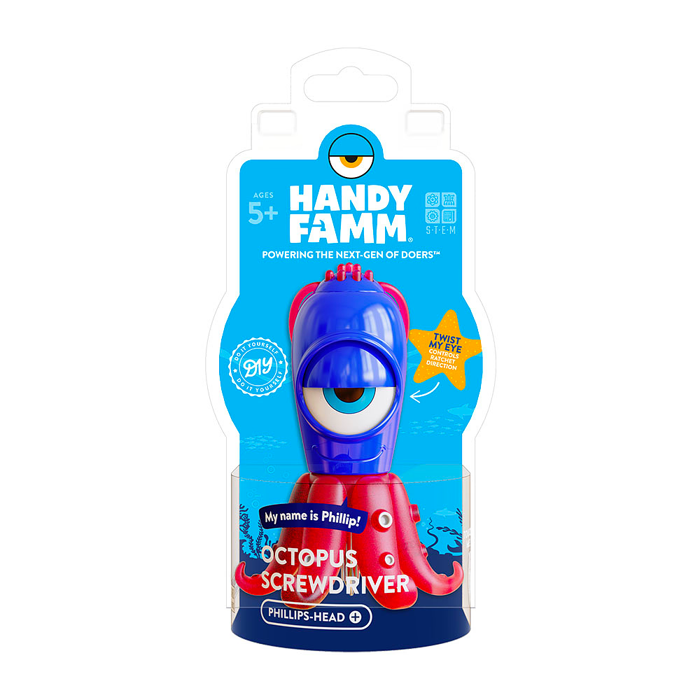 Kids' STEM Starter Phillips Screwdriver - Octopus -"Phillip"