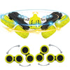 Acrobat Rechargeable RC Stunt Car: Yellow