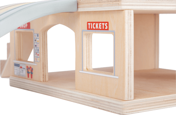 Train Station Playset with Accessories