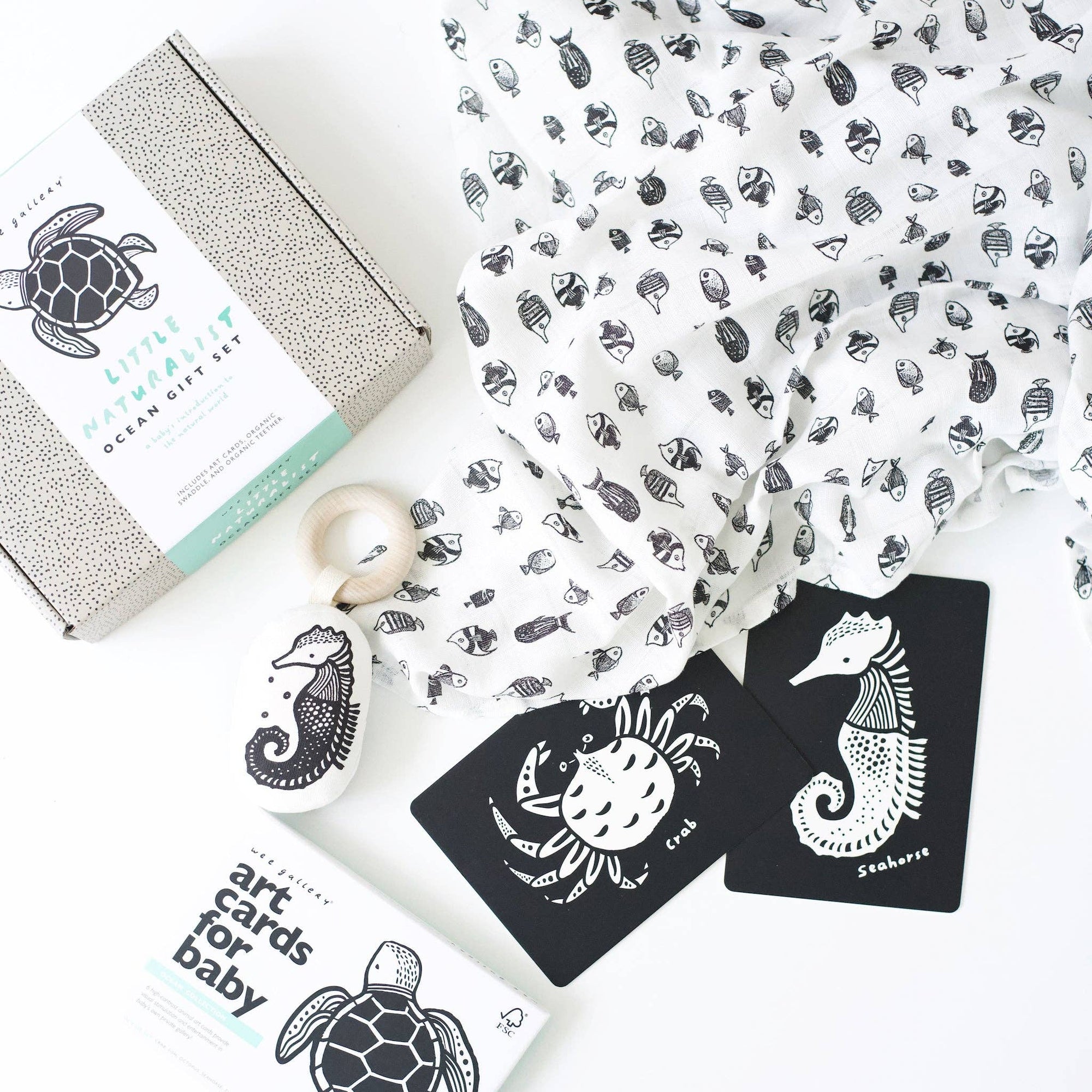 Little Naturalist Newborn Gift Set - Ocean