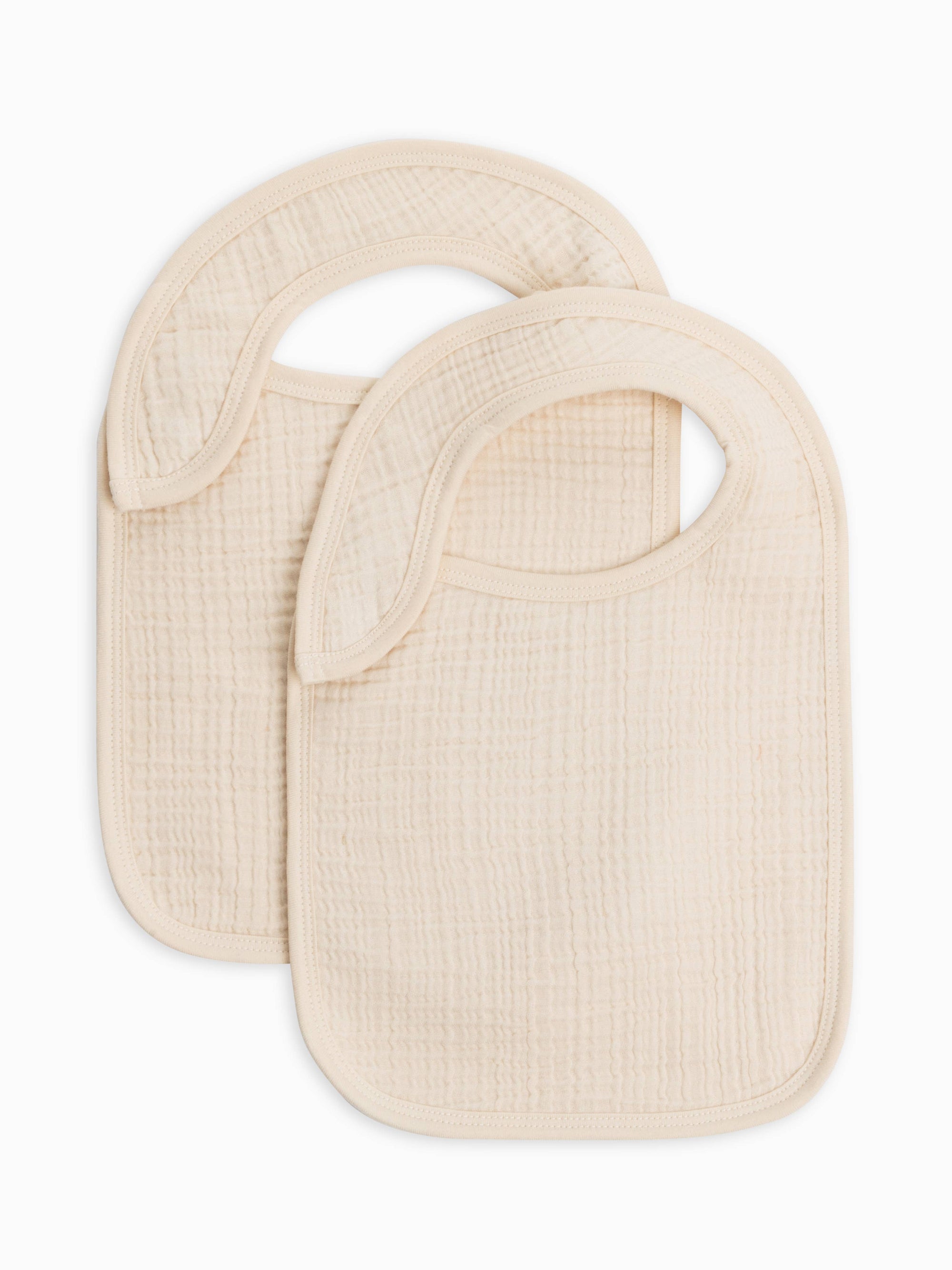 Organic Baby Bib Set (2-pack) - Natural