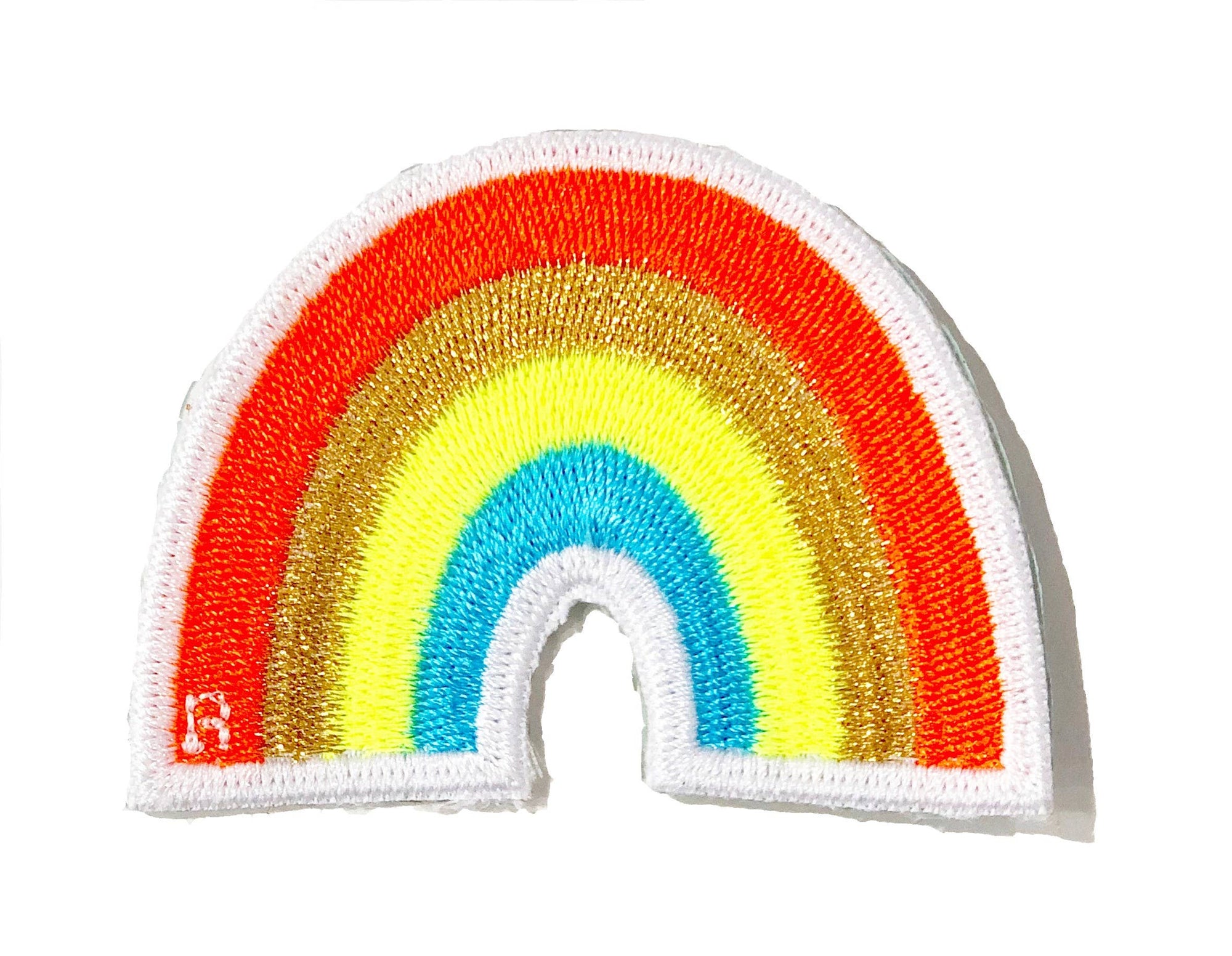 Rainbow patch to heat seal or stick on
