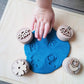 Wooden stamp set Flowers