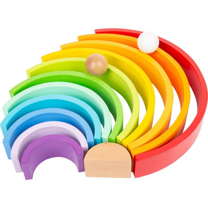 XL Wooden Rainbow Playset