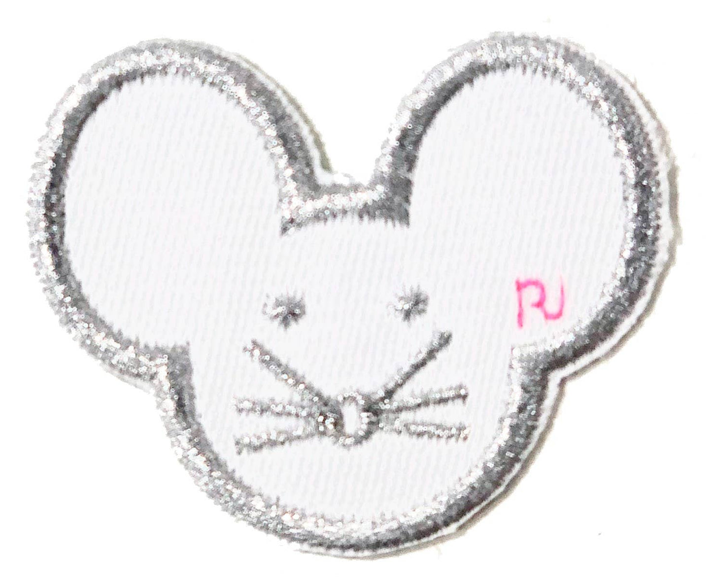 Silver mouse patch to heat on or stick