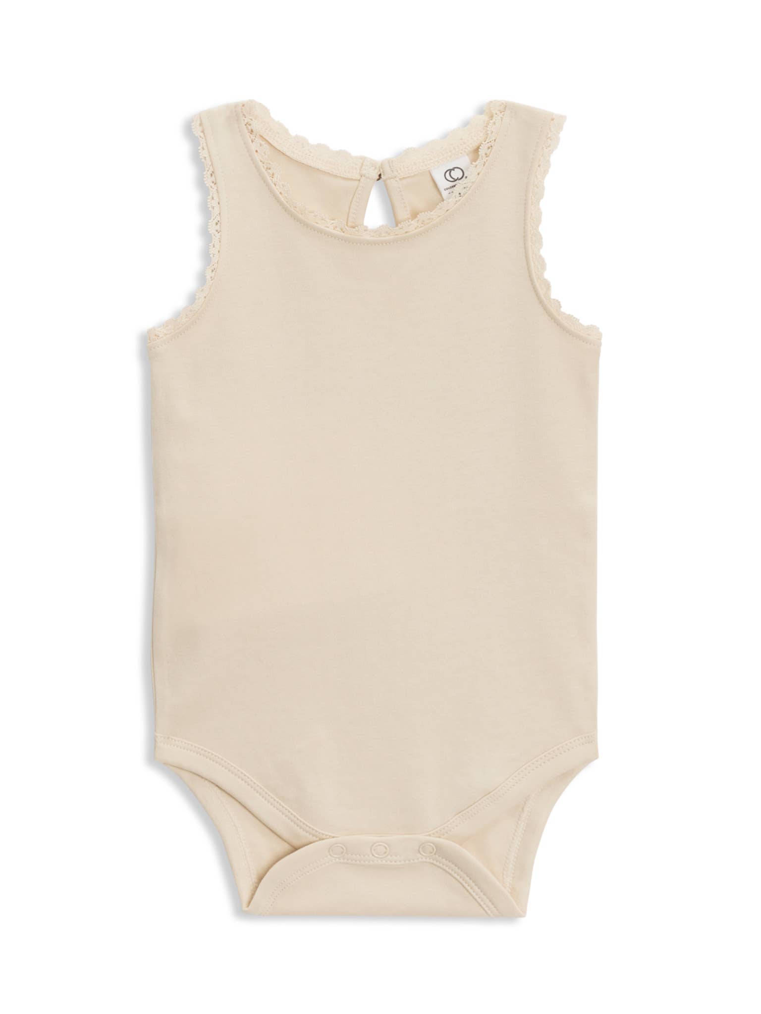 Luna Lace Baby Bodysuit (Organic)