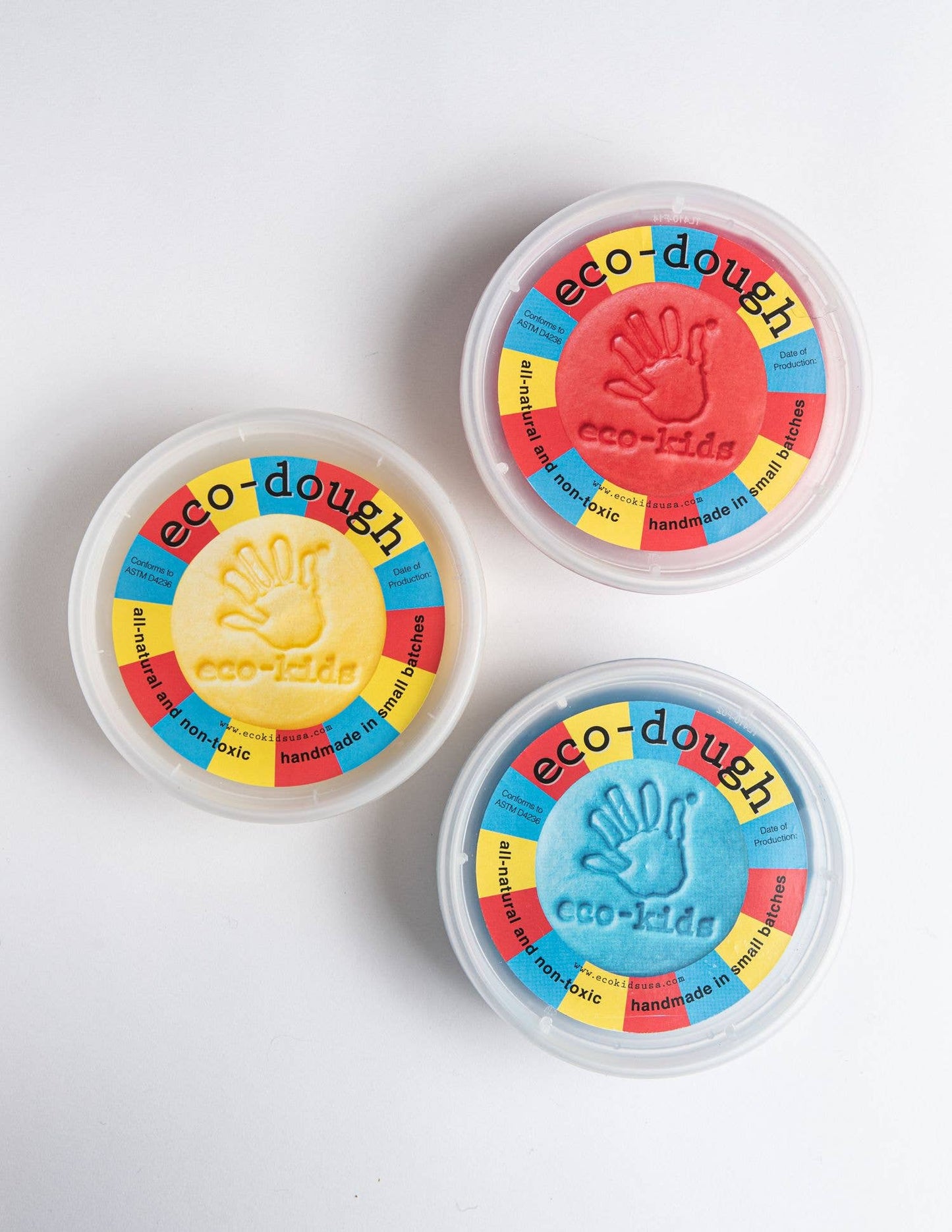 Primary Colors Playdough 3 Pack
