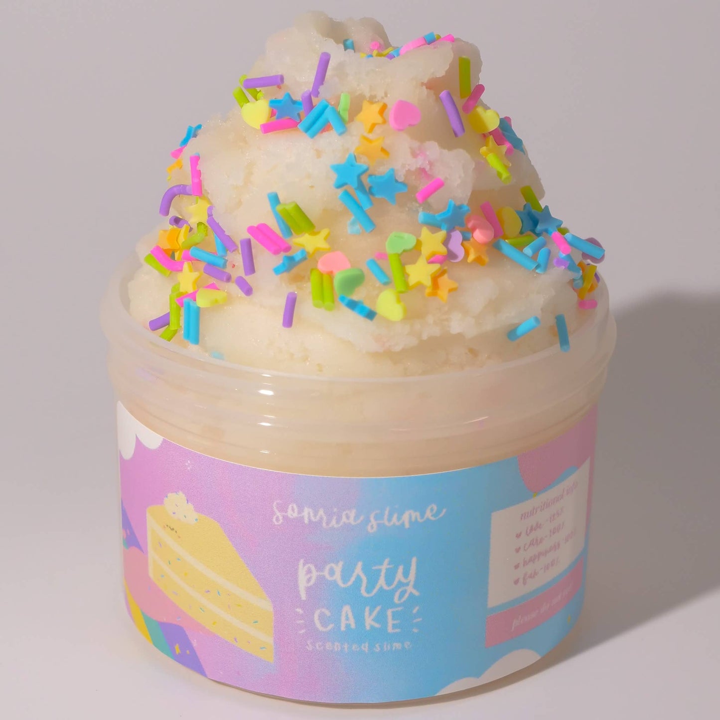 Party Cake Ice Cream Slime - 7oz